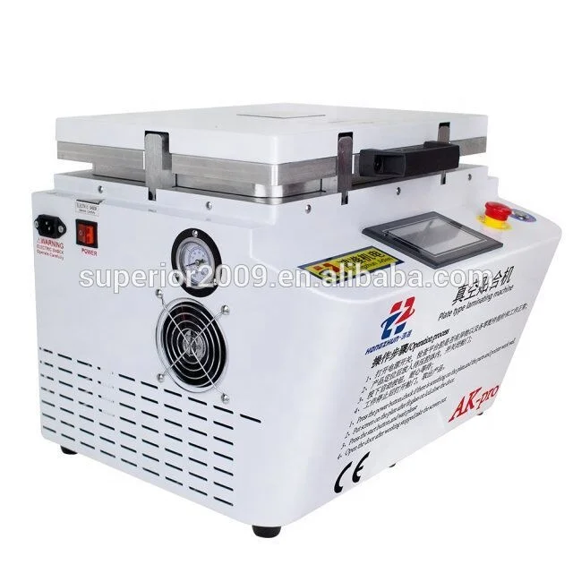 Аппарат для вакуумного ламинирования AK PRO, жидкокристаллический очиститель пузырьков OCA, для ремонта мобильных телефонов, встроенный компрессор