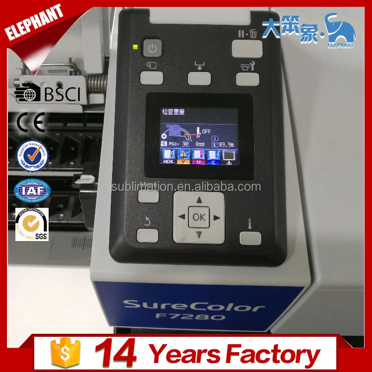 Best price 64 inch SureColor F7280 F7200 Large format sublimation printer