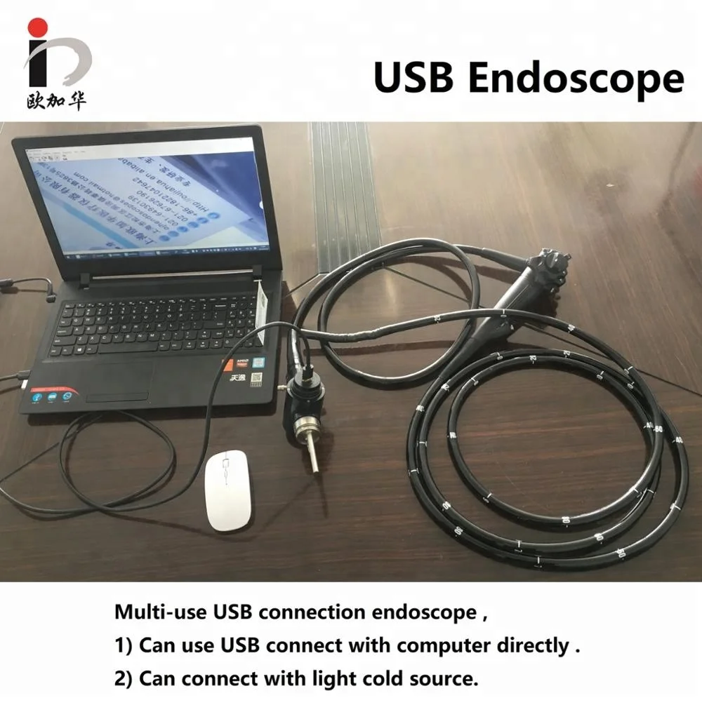 
2021 Newest USB connection design portable endoscope for HD resolution gastroscope and colonoscope and duodenoscope 