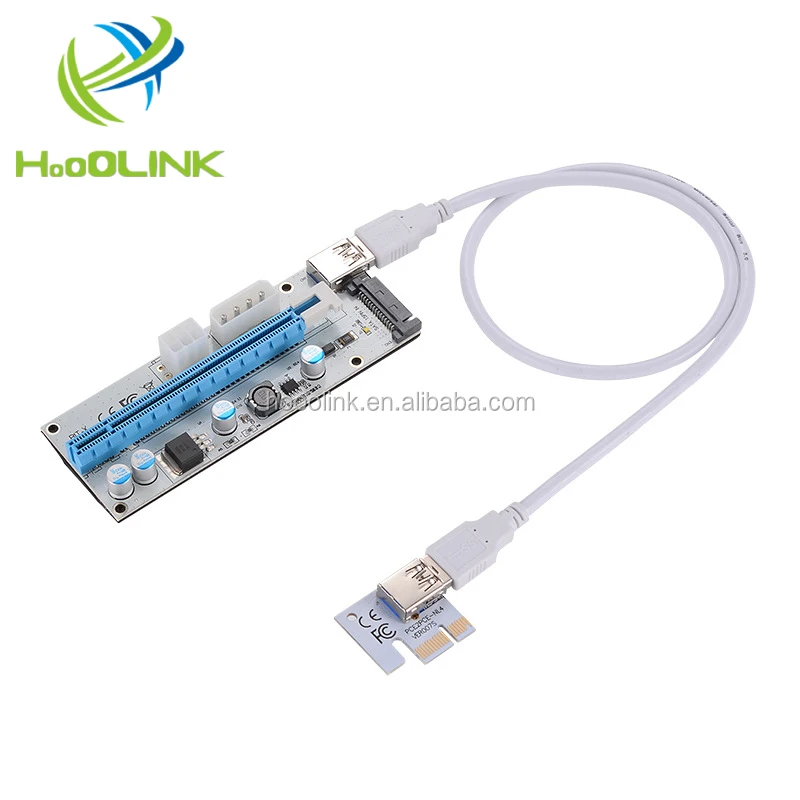 Factory direct high quality 4P 6P 15P 3 in 1 pci riser ver008s