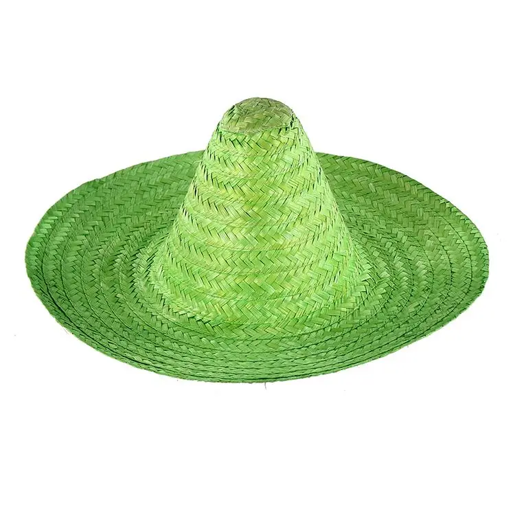 
2020 New Style Logo Custom Plain Mexico Straw Sombrero Hat Wholesale 
