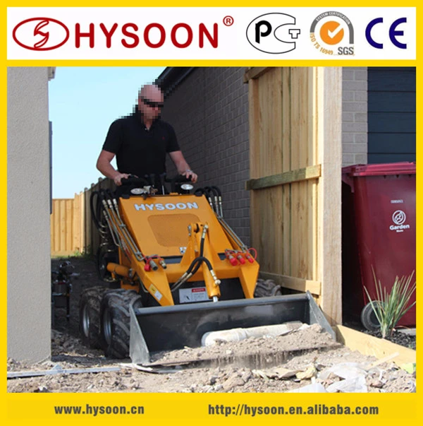 Mini skid steer loader poultry house cleaning equipment