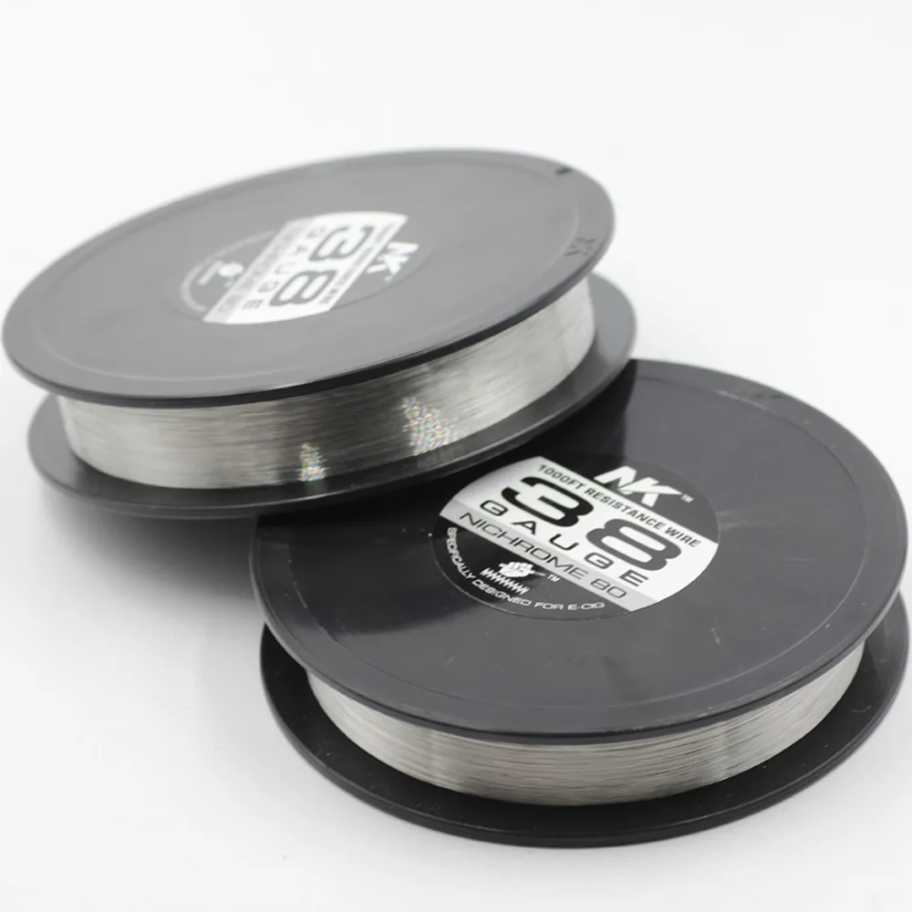 NIK 1000ft 38 awg cr20ni80 wire coil nichrome80 alloy electric heating resistance wire