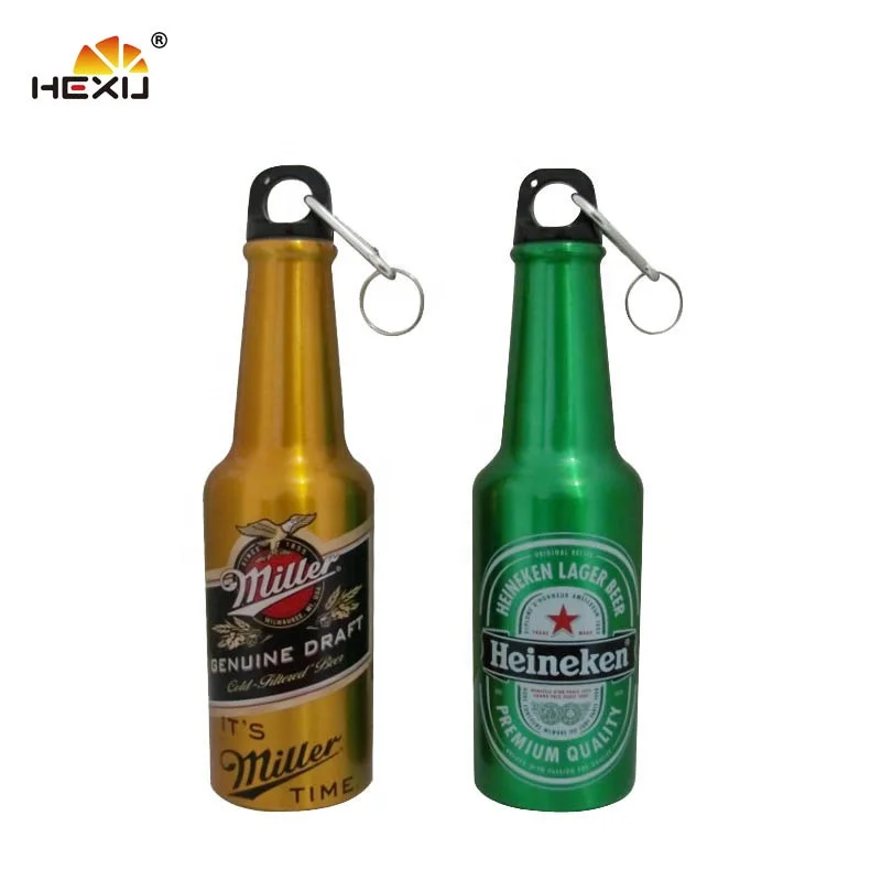 500ml sublimation Hot aluminium sport water bottle with key ring