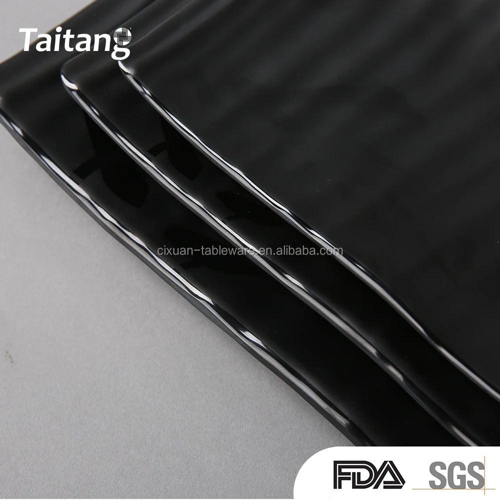 Melamine heated dinner plate for party buffet