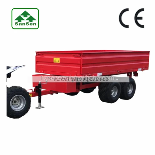 Сельскохозяйственный транспортный самосвал с гидравлическим подъемником тракторный прицеп вездеходный