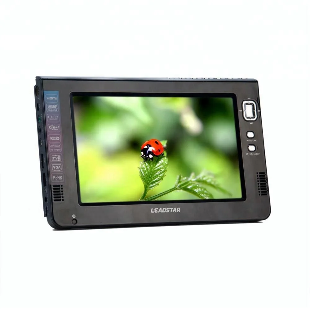 leadstar 9 inch small portable lcd ISDB tv