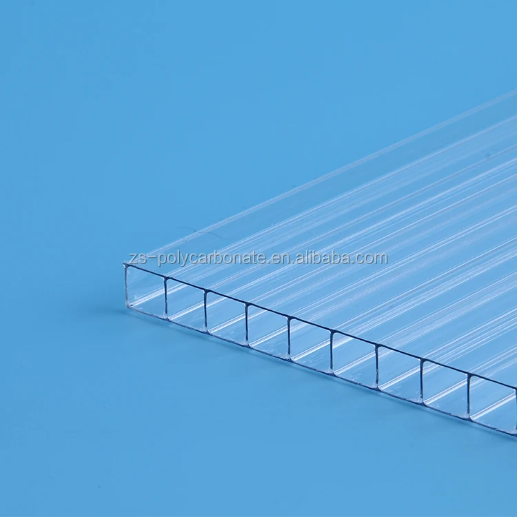 4mm 6mm 8mm 10mm Twin wall polycarbonate panel for greenhouse