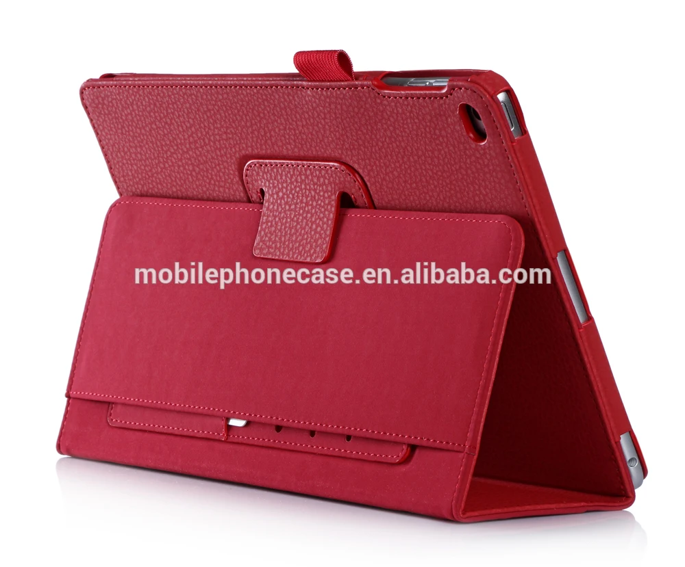 tablet cover Elegant Design Convinient Wallet Tablet Case with Movable Card Slots For iPad Air 2 case