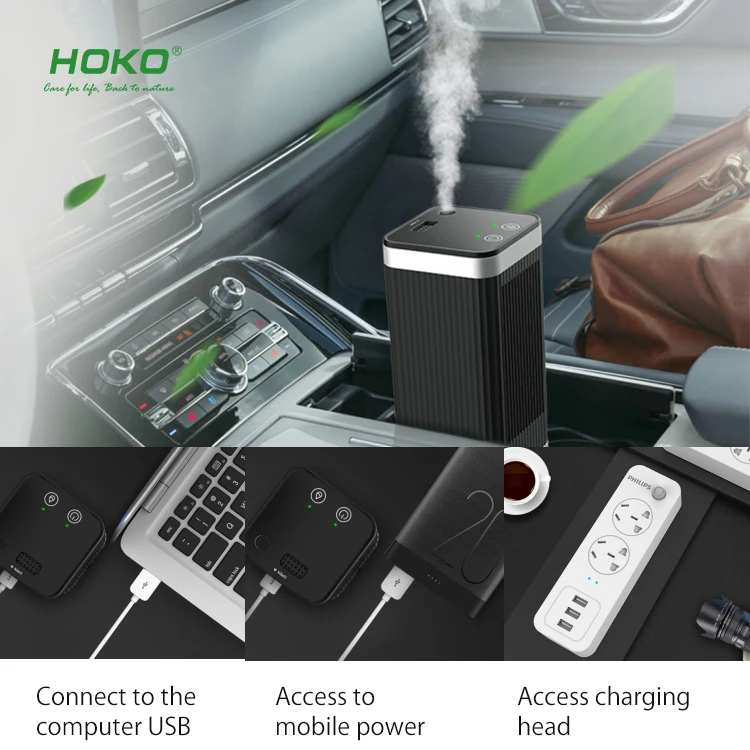 New Type Mini usb DC5V 10m3/h CADR oil diffuser car air purifiers air purifier for car
