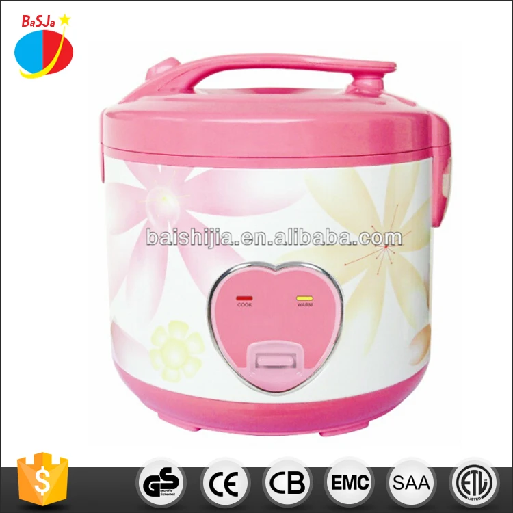 GS CB утвержден красочные милый розовый питьевой 1Л мини электрическая плита риса с любовью форме панели переключателя