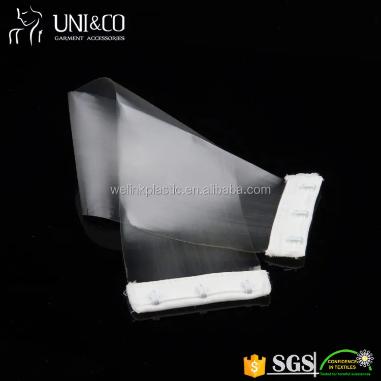 Customized Packaging TPU Elastic Bra Thick Transparent Bra Clear Back Strap