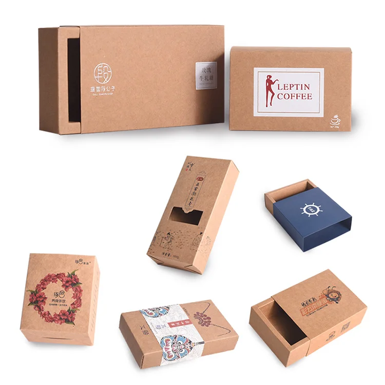 manufacturer  wholesale folding kraft paper cardboard soap box wit best price