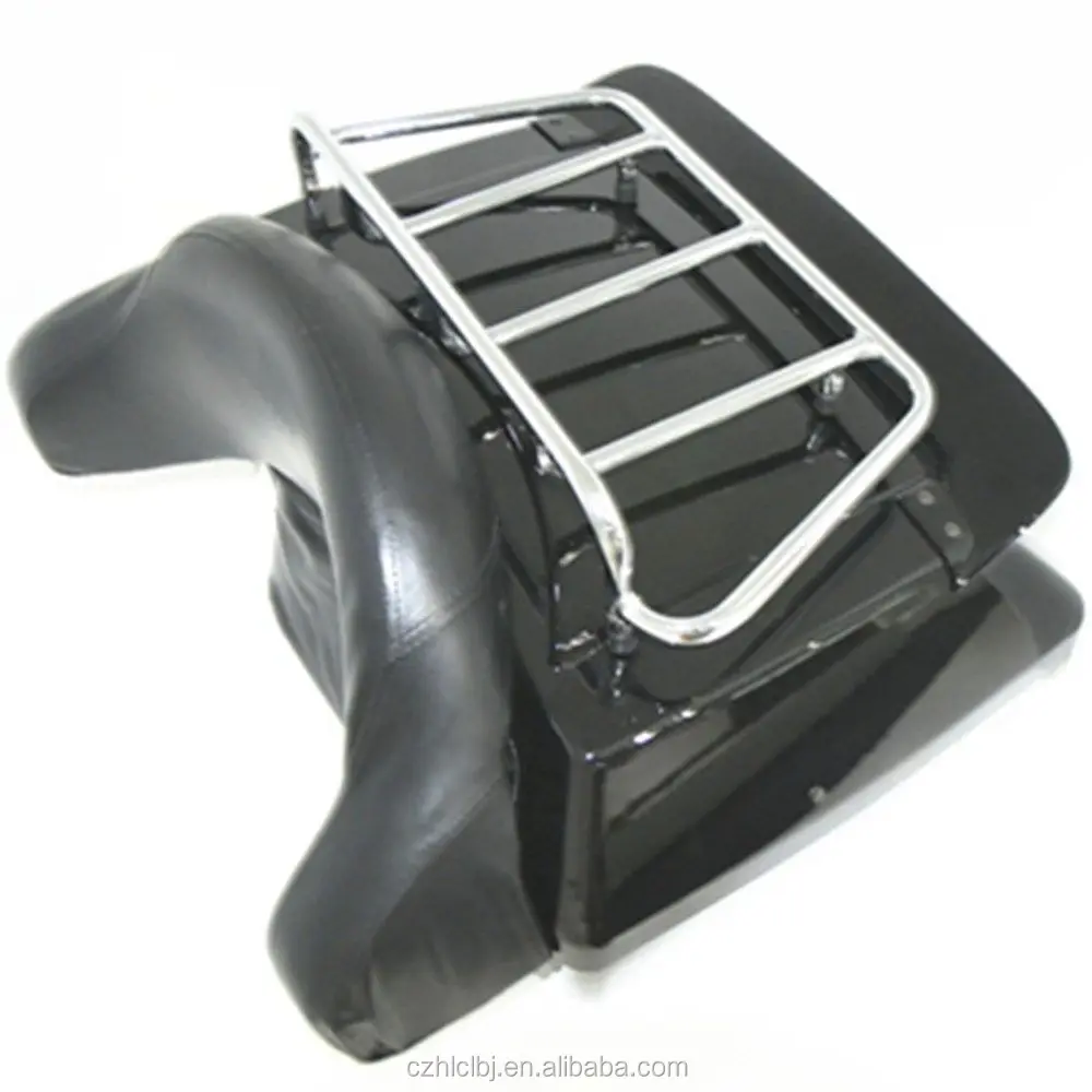 Черный багажник мотоцикла багажник верхняя стойка для Honda Harley Kawasaki