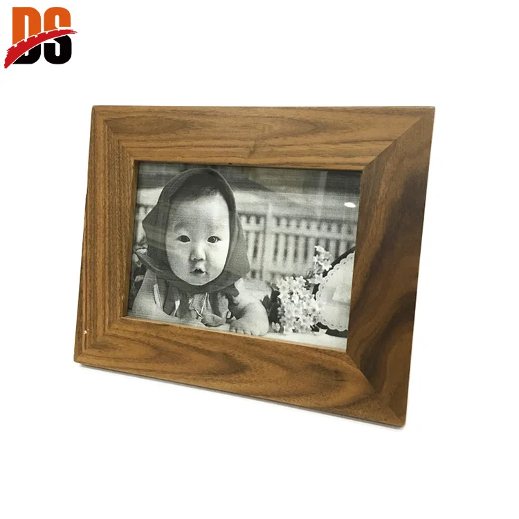 Baby Photo Picture Frame Wholesale Factory Antique Wood Rectangle DS Wooden Picture Boxes Provide Variety Size 1 Color CN;GUA