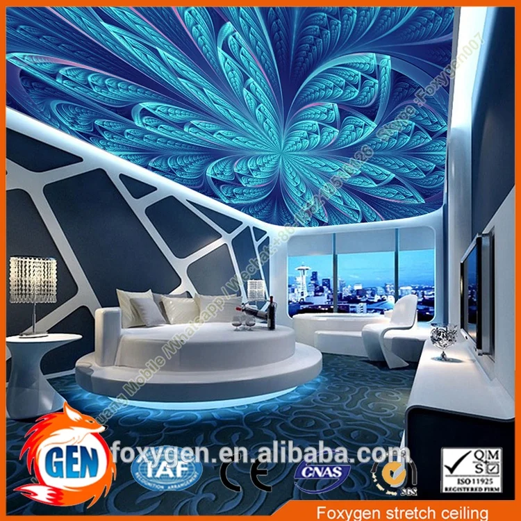 2020 Fashional design Decorative film price  PVC stretch ceiling panel