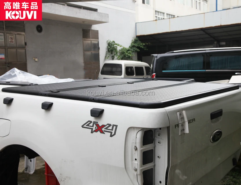 
kv8802 hard tri fold truck bed cover capota de picape 2012-2016 ranger xlt 