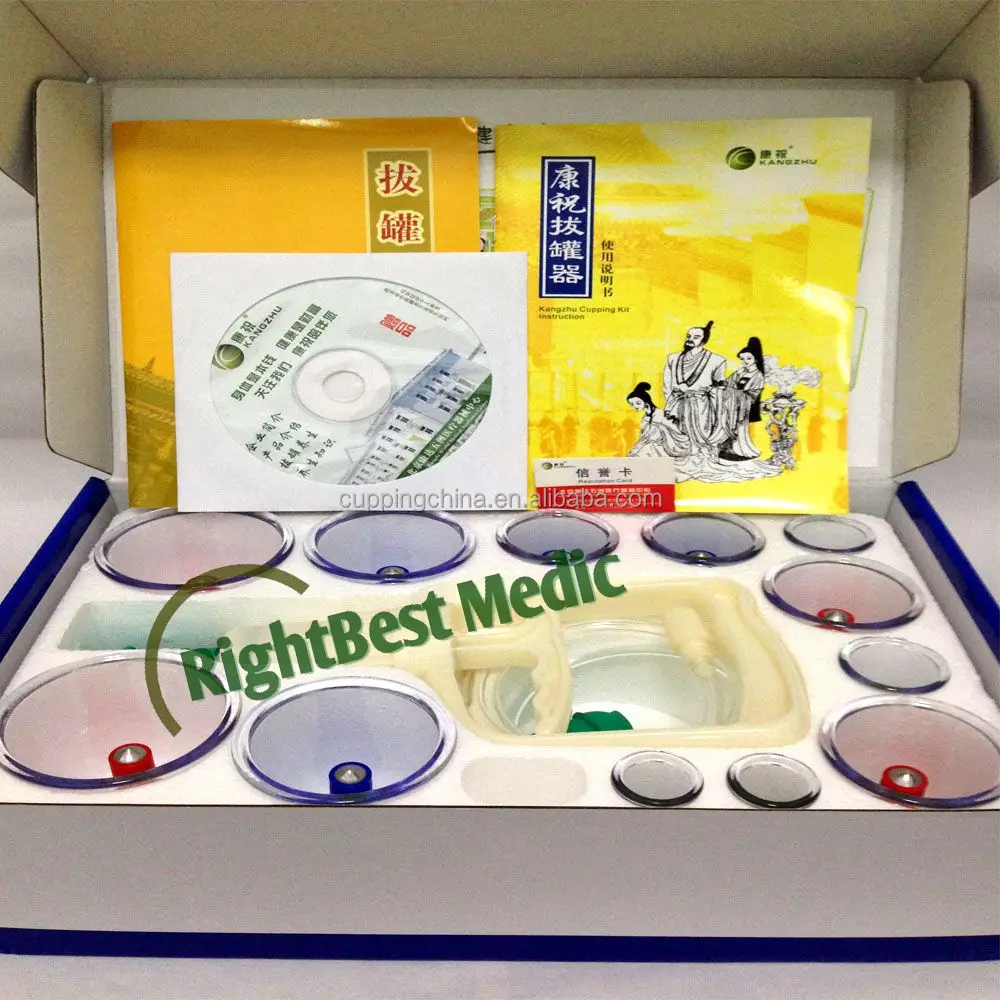 Ручной насос KangZhu наборы вакуумных банок присоска hijama 12 чашек