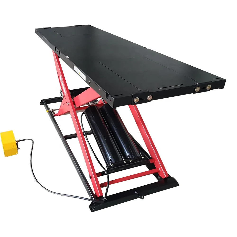H825 Professional  motorbike garage Pneumatic  mini rampa de moto manual wheel lift