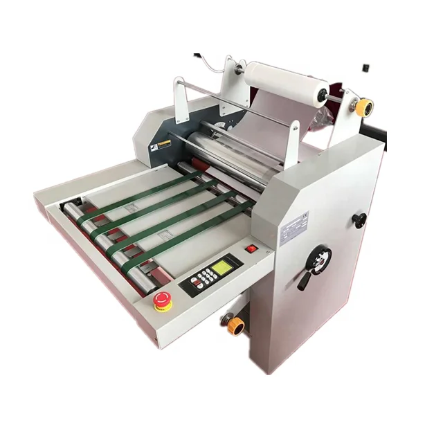490mm/720mm  Double sides hot and cold roll to roll laminating machine
