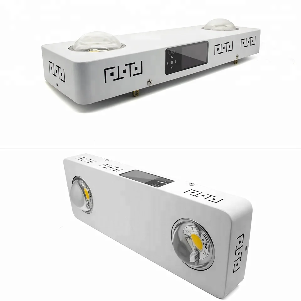 CREE CXB3590 200W Dimmable COB LED Grow Light Full Spectrum with LCD Display Timer Temp-Control for Indoor Plant All Stage Grow