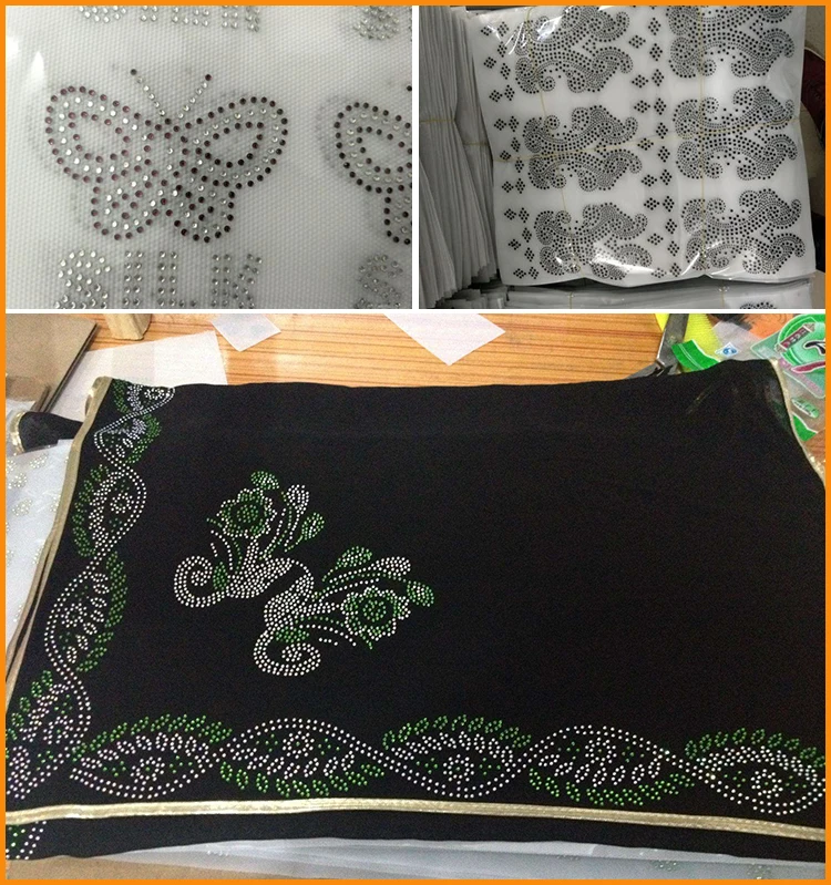 
Crystal stone brush motif automatic rhinestone transfer machine 