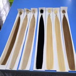 Double drawn virgin russian slavic human hair bulk