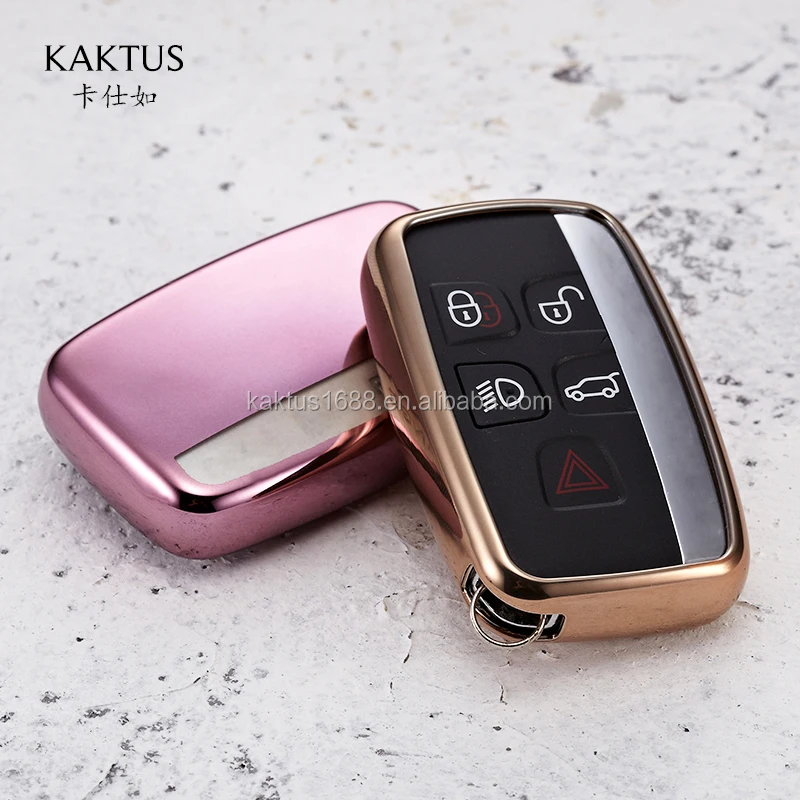 For Landrover Range Rover Evoque Discovery Sport JaguarXJ\XF\XE Car Key Case TPU protect Cover Carkey shell