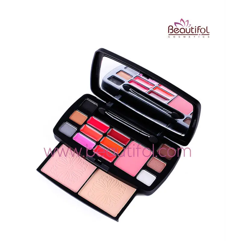 
Lovely handy combo makeup palette for girls, High Quality make up set, cosmetics kit, eyeshadow/ lip gloss/ professional blush 