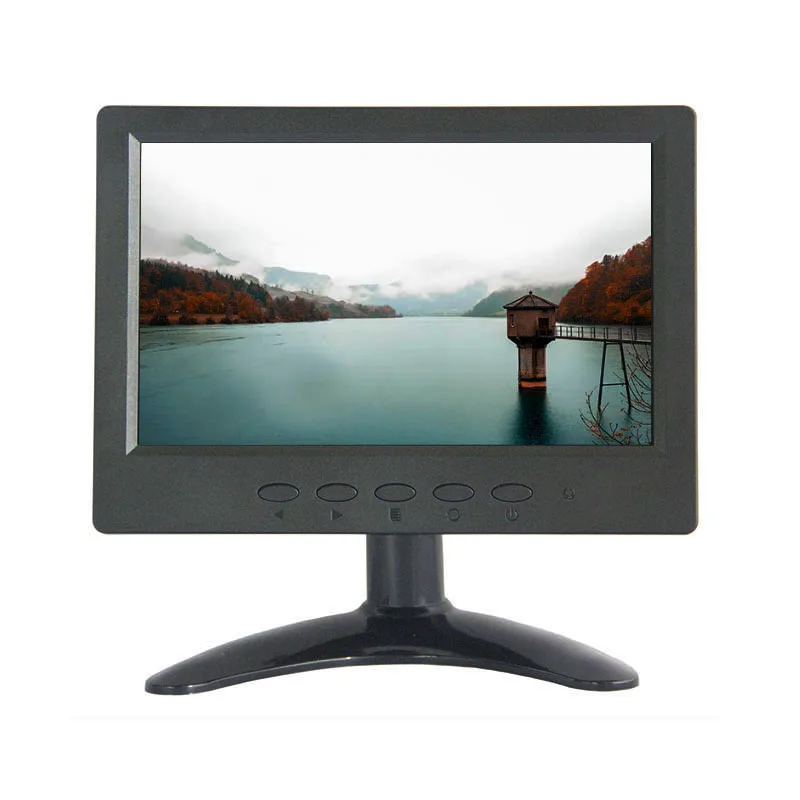 Оптовая продажа 7 дюймов 1024*600 черный монитора компьютера