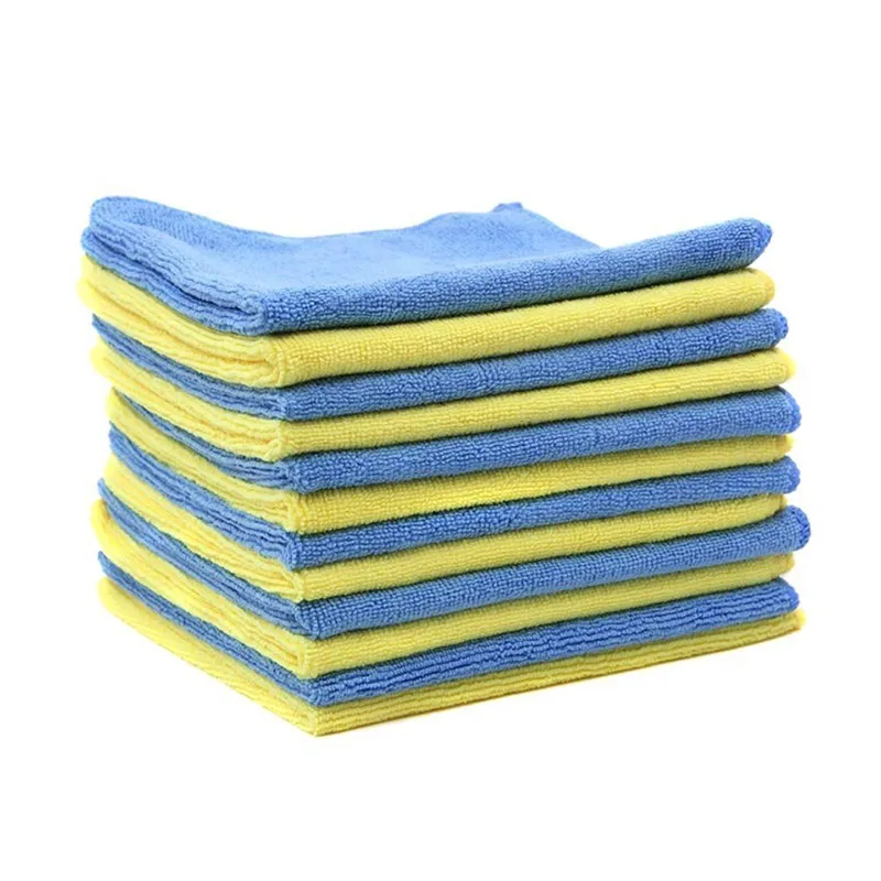 40*40cm 70% polyester 30% polyamide microfiber cloth towel for kitchen car cleaning