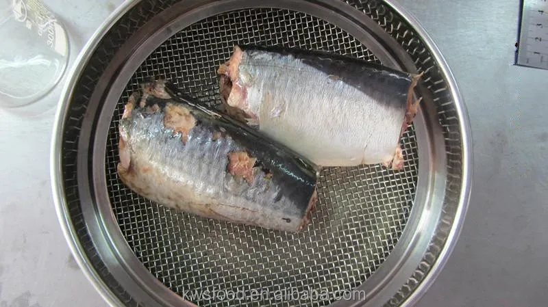 Canned seafood canned jack mackerel in brine