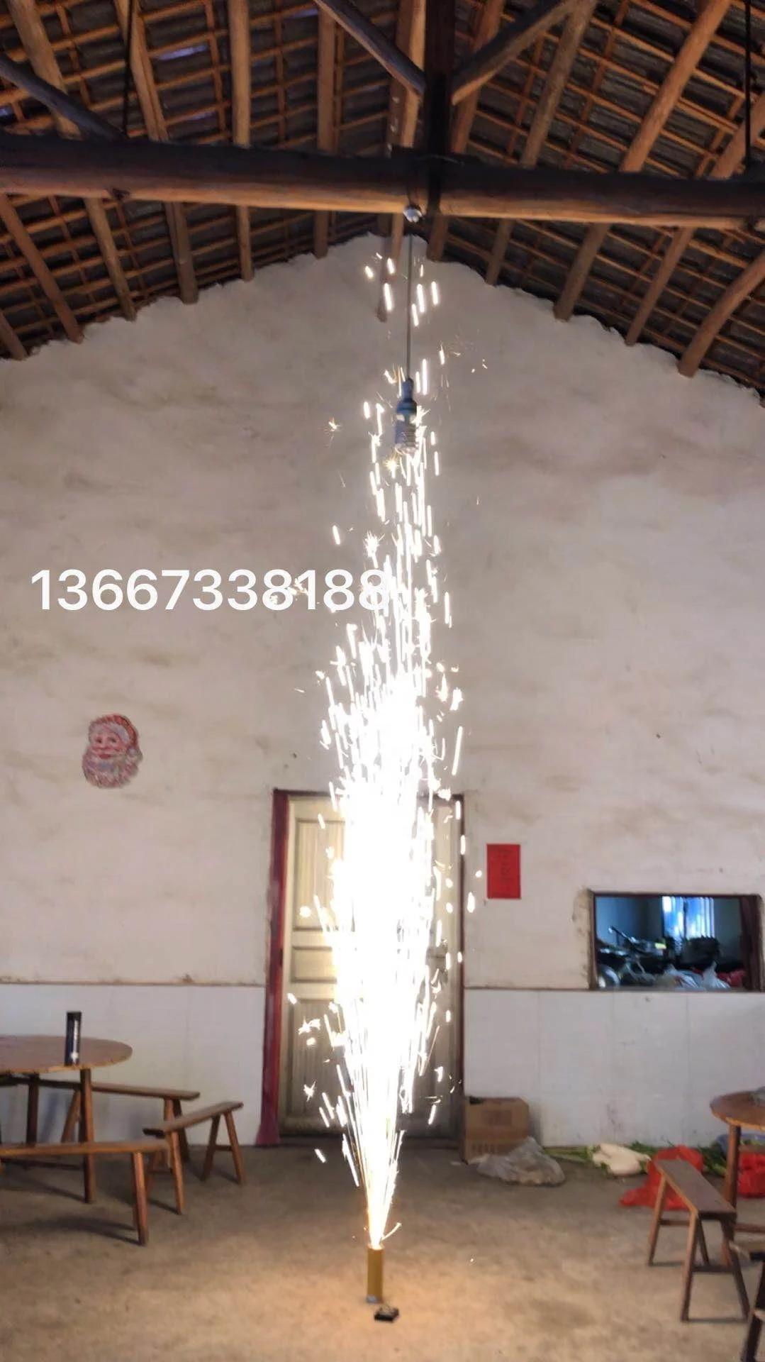 
Hot Sale Factory 3m30s Stage Indoor Ice Silver Cold Fountain Fireworks 