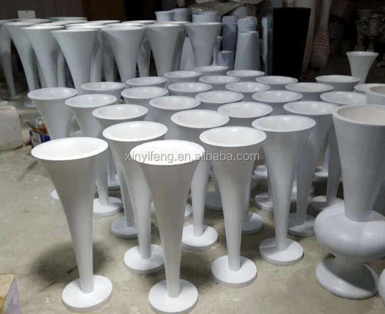 FRP Horticulture Resin Floor Large Flower Vase Villa Multicolor Decor