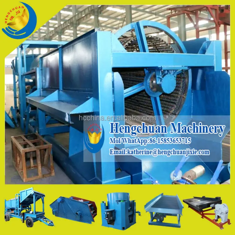 
Heavy Duty Feed Hopper Sand and Gravel Separator with Gold Screening Washing System 