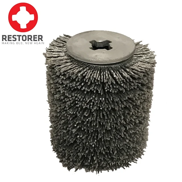 Surface condition tool restorer burnishing polishing machine electric belt sander with stainless steel bristle wheel
