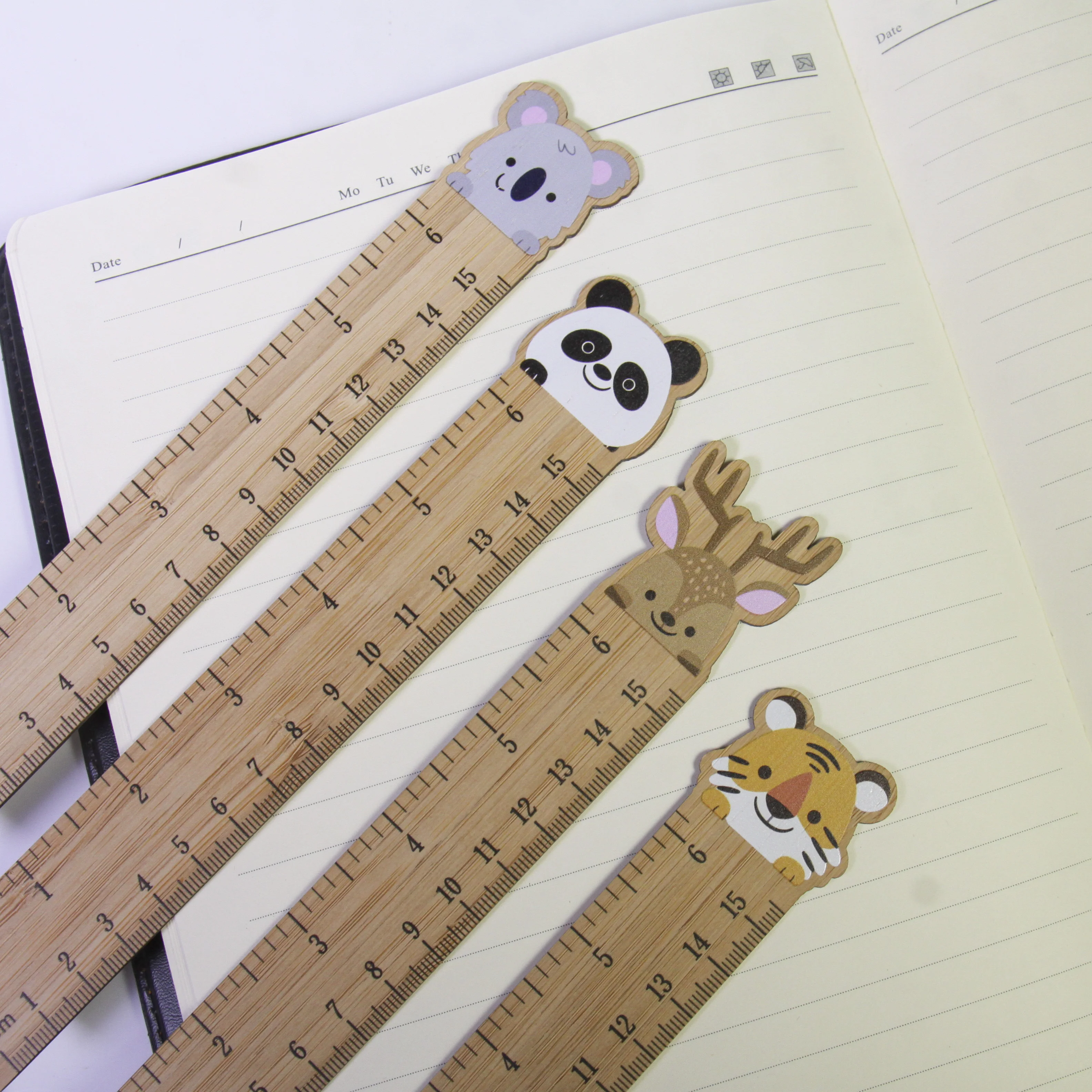 new design animal wooden ruler