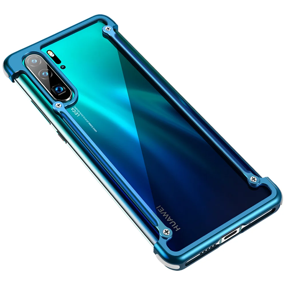 OATSBASF новая модель анти-шок алюминиевый бампер металла чехол для Huawei P30 Pro
