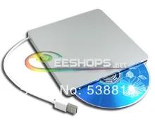 Free DHL Shipping USB SuperDrive for Apple Mac Laptop Computer 8X DVD RW RAM DL Burner 24X CD Writer Super Slim Optical Drive