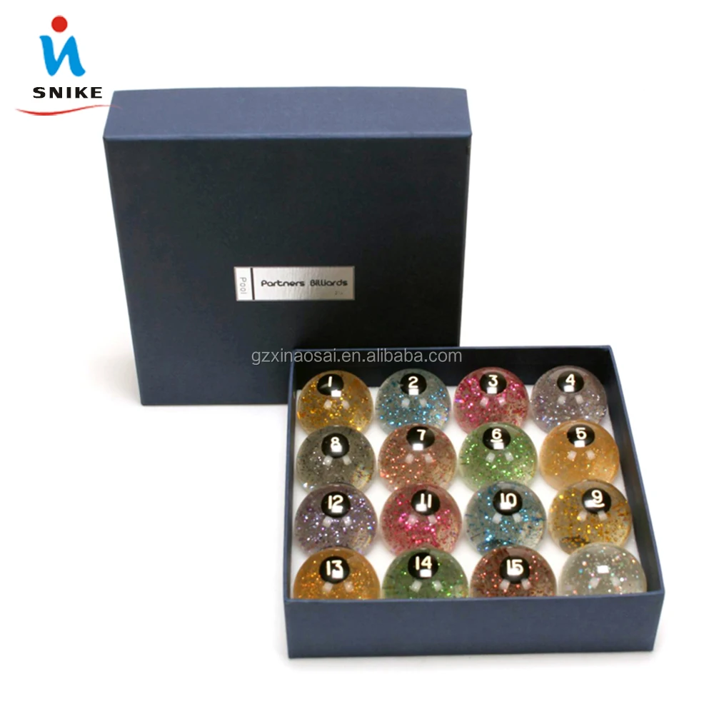 
Cheap Resin lighted Pool ball billiard balls and black light pool balls 