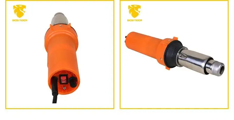 Hot selling portable hot air heating wedge gun welding machine for plastic HDPE/PVC/PE/PP geomembrane  welder portable gun