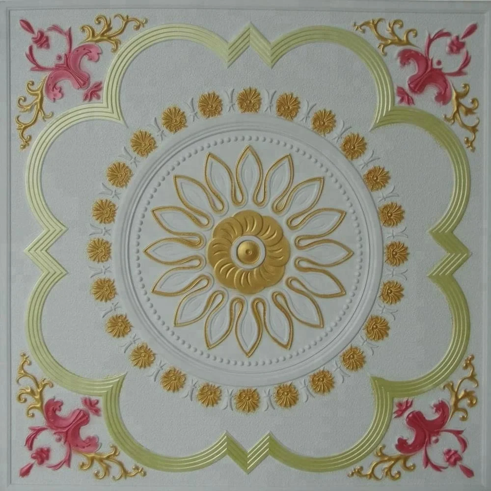 room roof design fiberglass GRG gypsum ceiling tiles