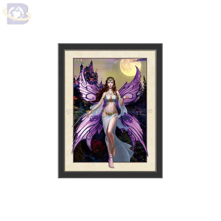 
5D Beautiful Girls Poster Lenticular 5d Pictures for Home Decoration 