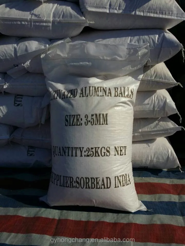 
3-5mm, 4-8mm white activated alumina desiccant 