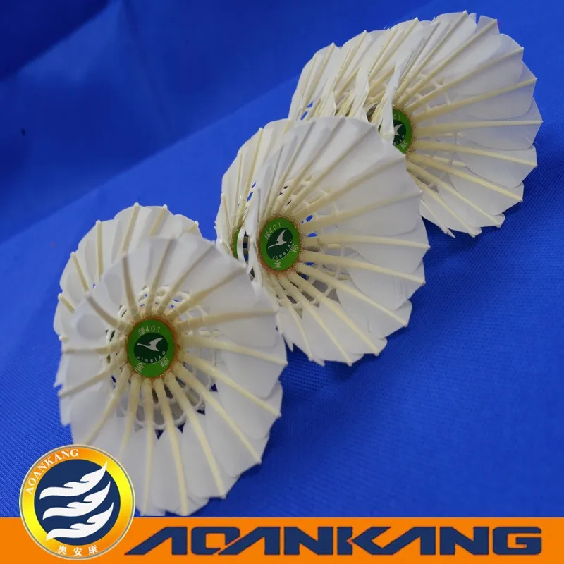 durable popular badminton shuttlecock/badminton racket brands/shuttlecock for club