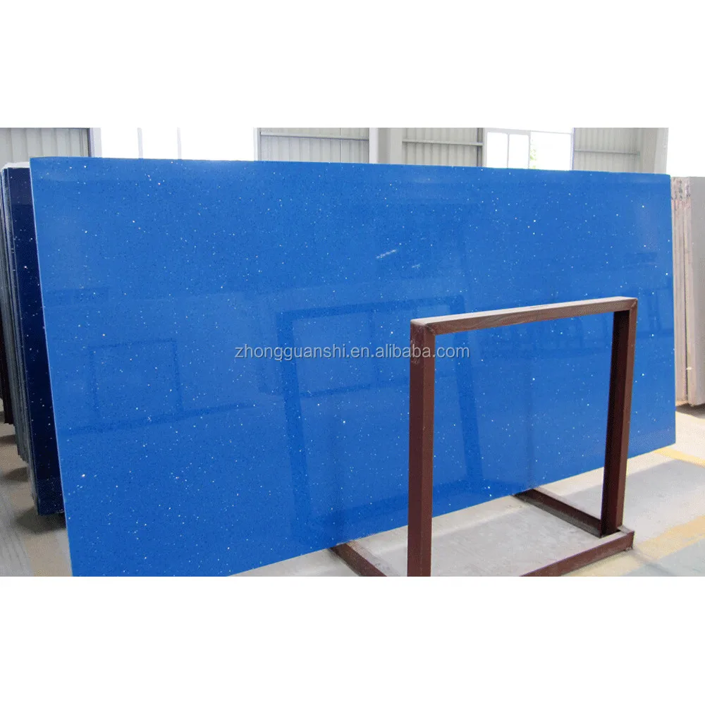 Столешницы с кристаллами и голубым кварцем