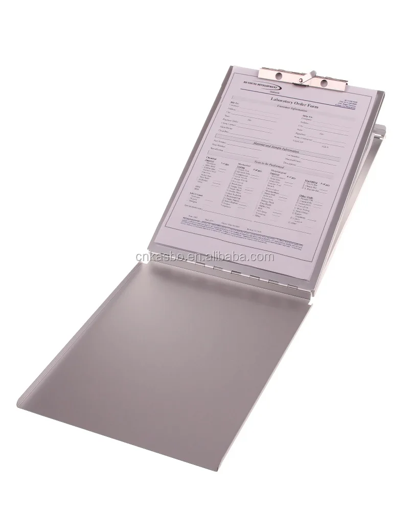 a4 size aluminum storage clipboard