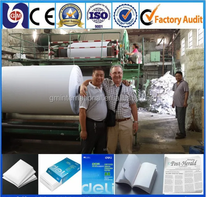 A4 carbon paper 80gsm making line, notebook paper making machine line