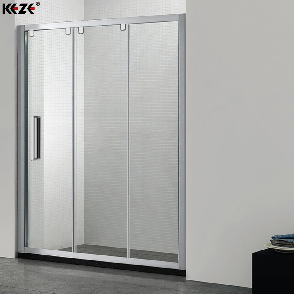 Гибкие складные душевые кабины для ванны стеклянная дверь с зажимом круглая