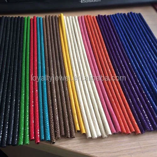 Manufacturer Thailand Skin 100% Genuine Stingray Leather Cord For Bracelet